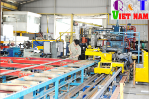 Hệ thống băng tải đỡ nhôm 2